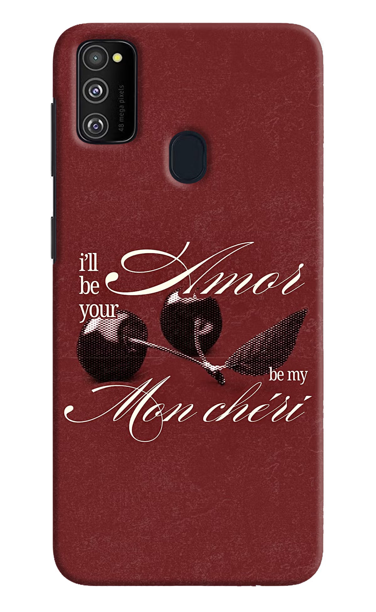 Velvet Cherry Samsung M30s Back Cover