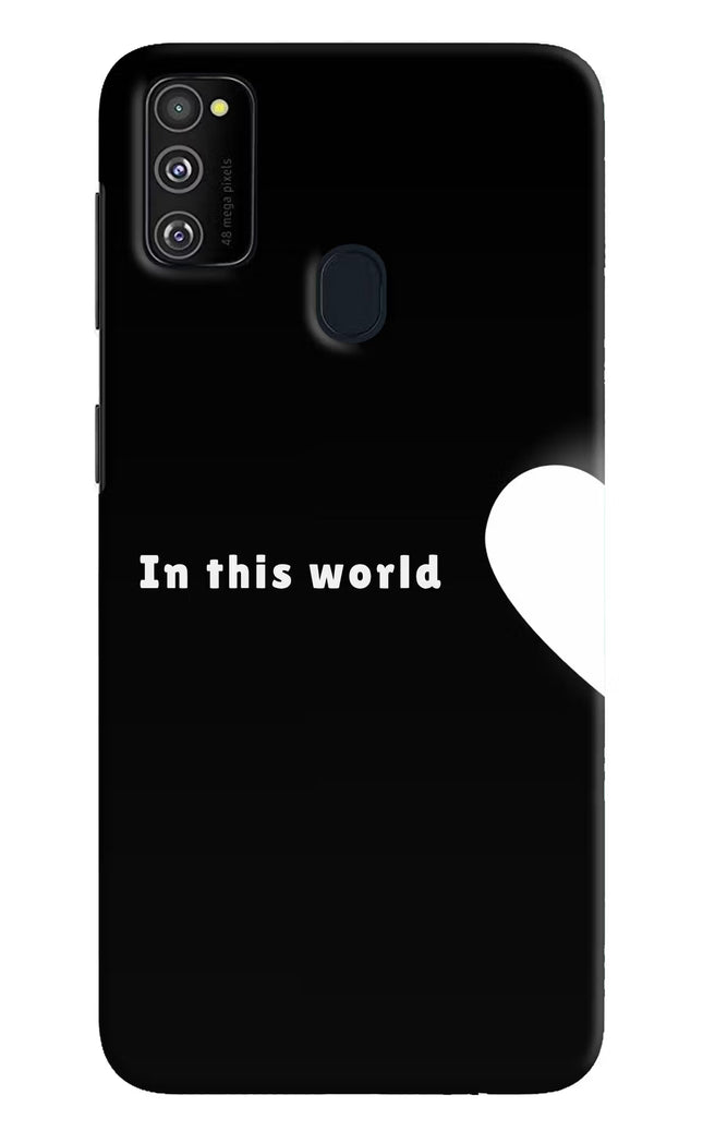 This World Samsung M30s Hard Case Back Cover by Casekaro