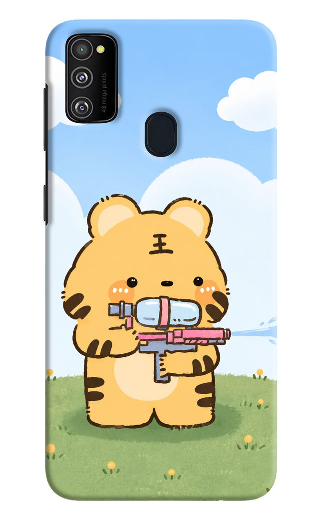 Tiger Treat Samsung M30s Hard Case Back Cover by Casekaro