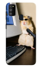Hacker Hamster Samsung M30s Hard Case Back Cover by Casekaro