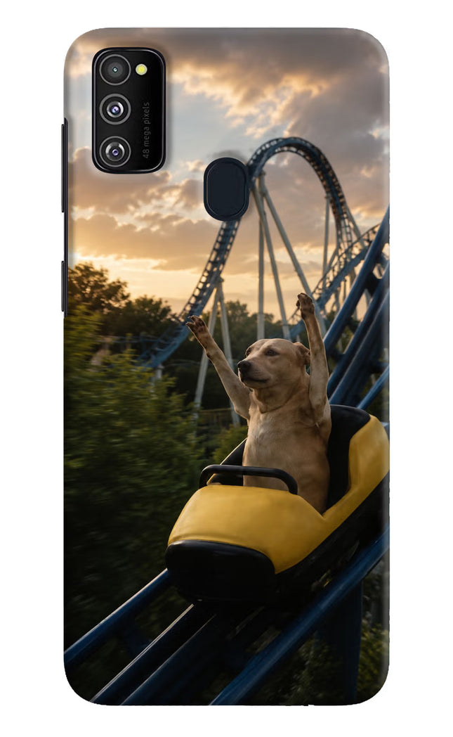 Rollercoaster Dog Samsung M30s Hard Case Back Cover by Casekaro