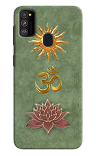 Om & Lotus Samsung M30s Back Cover