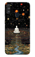 Space Monk Samsung M30s Hard Case Back Cover by Casekaro