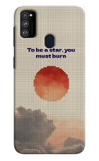 Pixel Sun Samsung M30s Hard Case Back Cover by Casekaro
