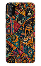 Folk Print Samsung M30s Back Cover