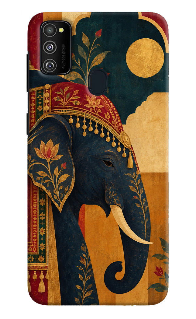 Royal Elephant Samsung M30s Hard Case Back Cover by Casekaro