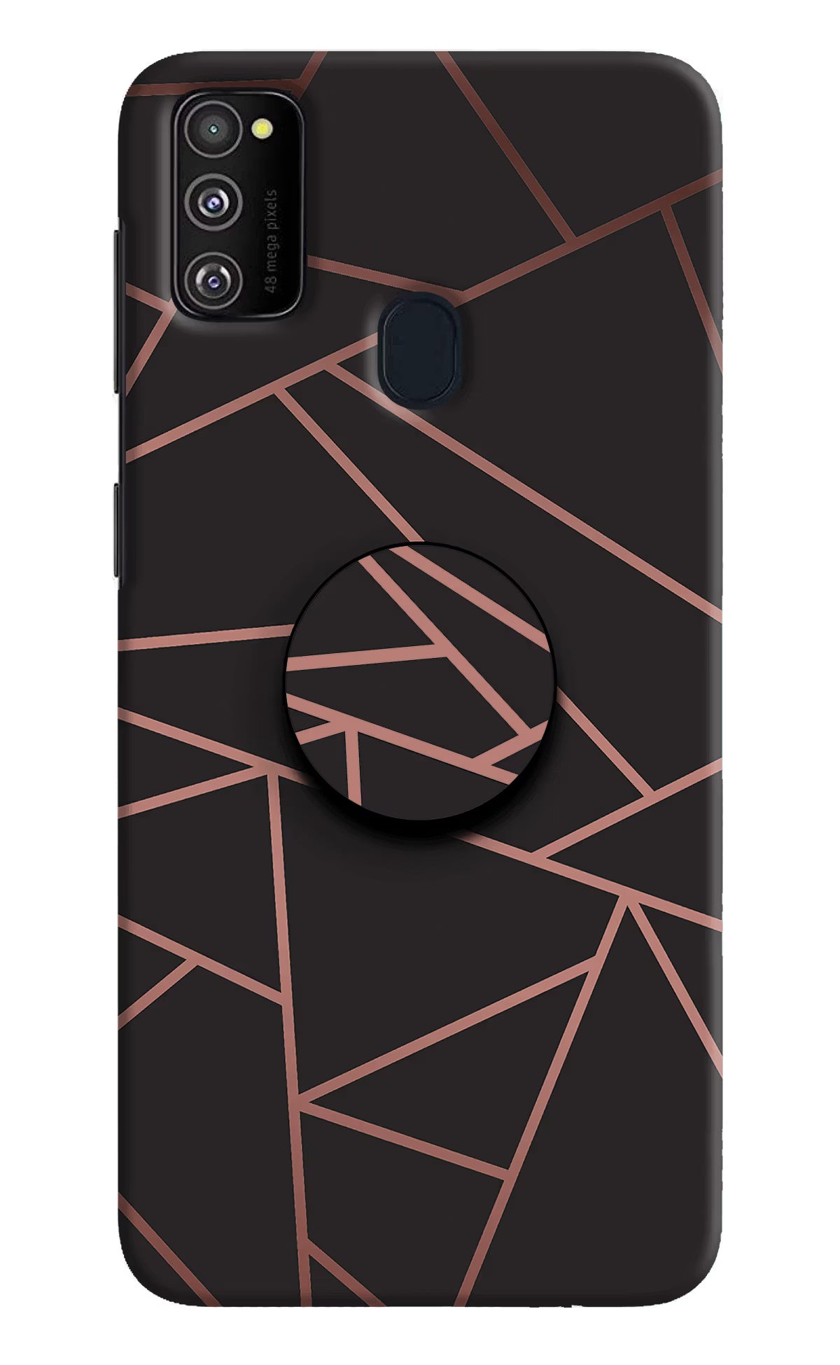 Geometric Pattern Samsung M30s Pop Case by Casekaro
