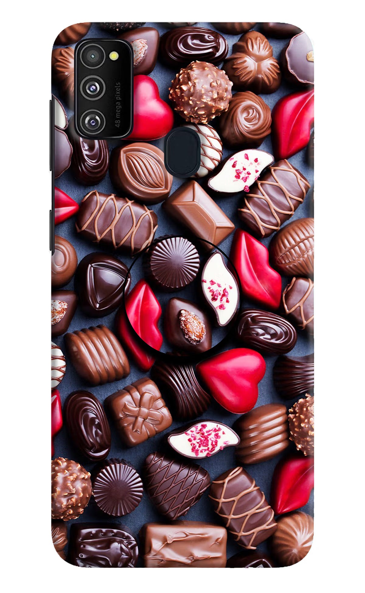 Chocolates Samsung M30s Pop Case by Casekaro