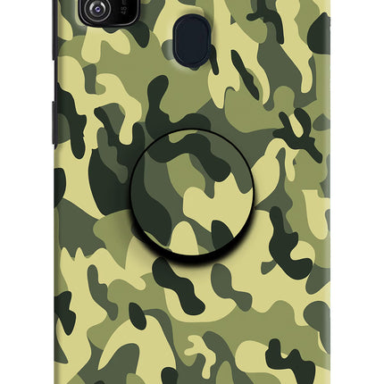 Camouflage Samsung M30s Pop Case by Casekaro