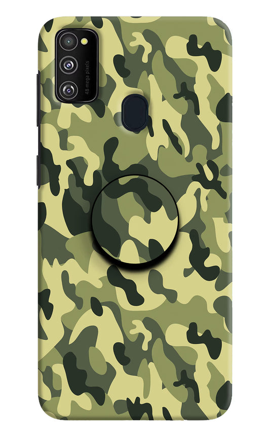 Camouflage Samsung M30s Pop Case by Casekaro