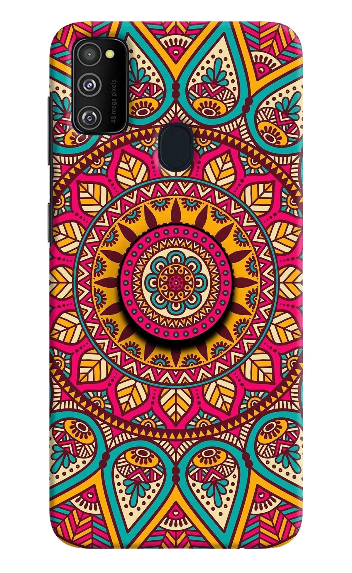 Mandala Samsung M30s Pop Case by Casekaro