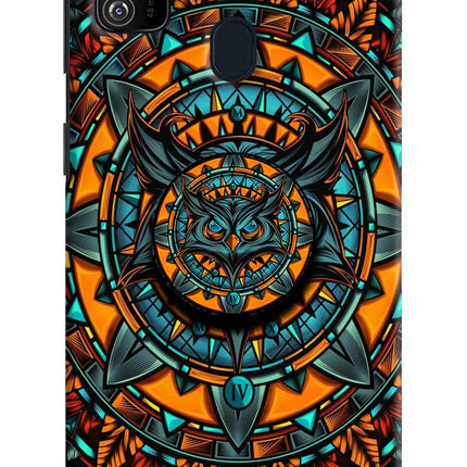 Angry Owl Samsung M30s Pop Case by Casekaro