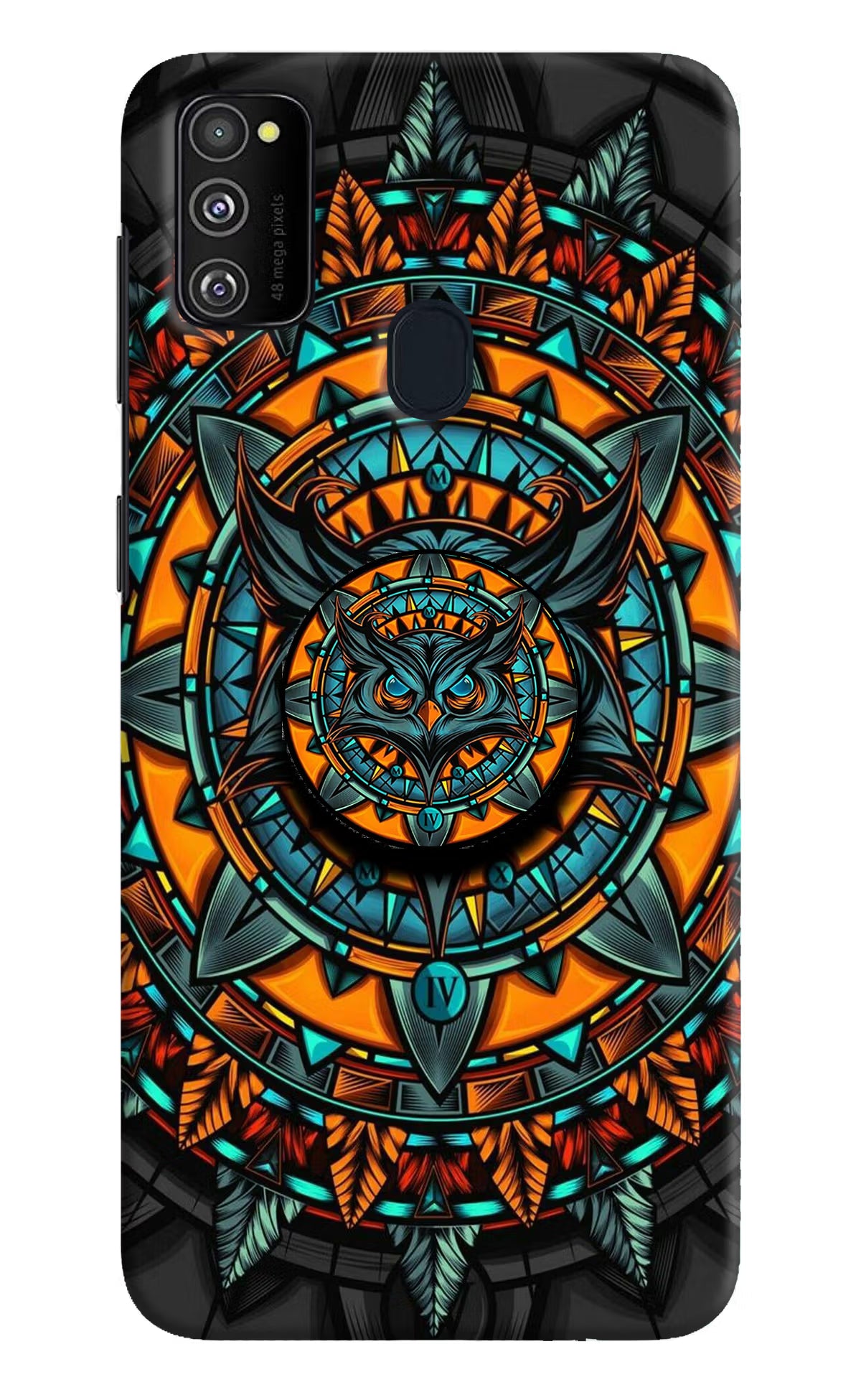 Angry Owl Samsung M30s Pop Case by Casekaro