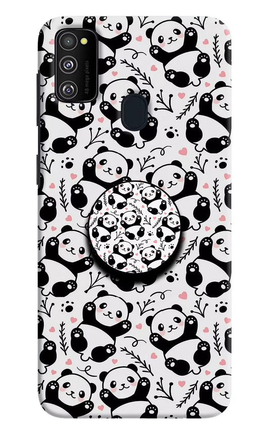 Cute Panda Samsung M30s Pop Case by Casekaro