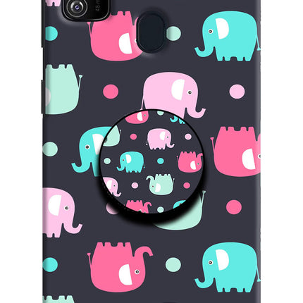 Baby Elephants Samsung M30s Pop Case by Casekaro