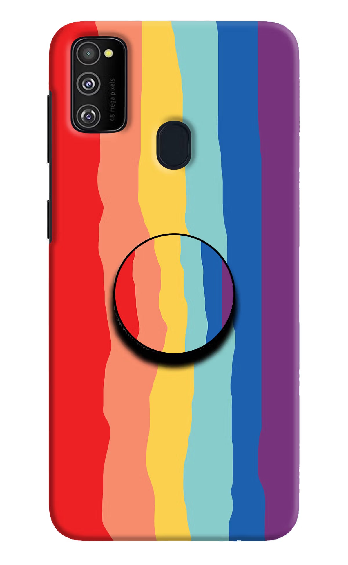 Rainbow Samsung M30s Pop Case by Casekaro