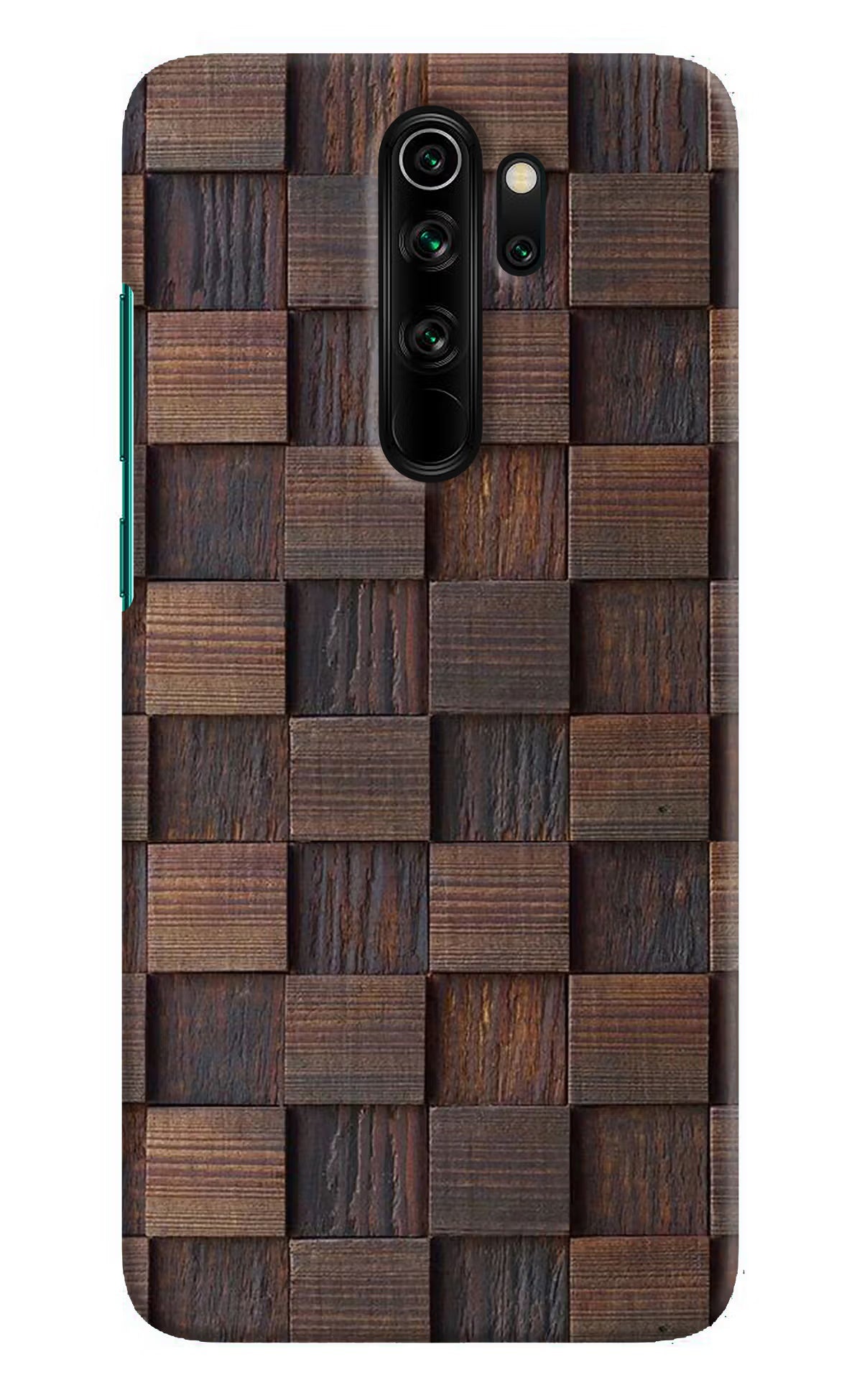 Wooden Cube Design Redmi Note 8 Pro Hard Case Back Cover by Casekaro