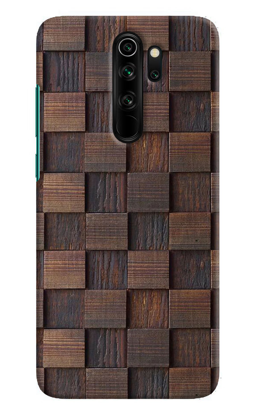 Wooden Cube Design Redmi Note 8 Pro Back Cover, Hard case