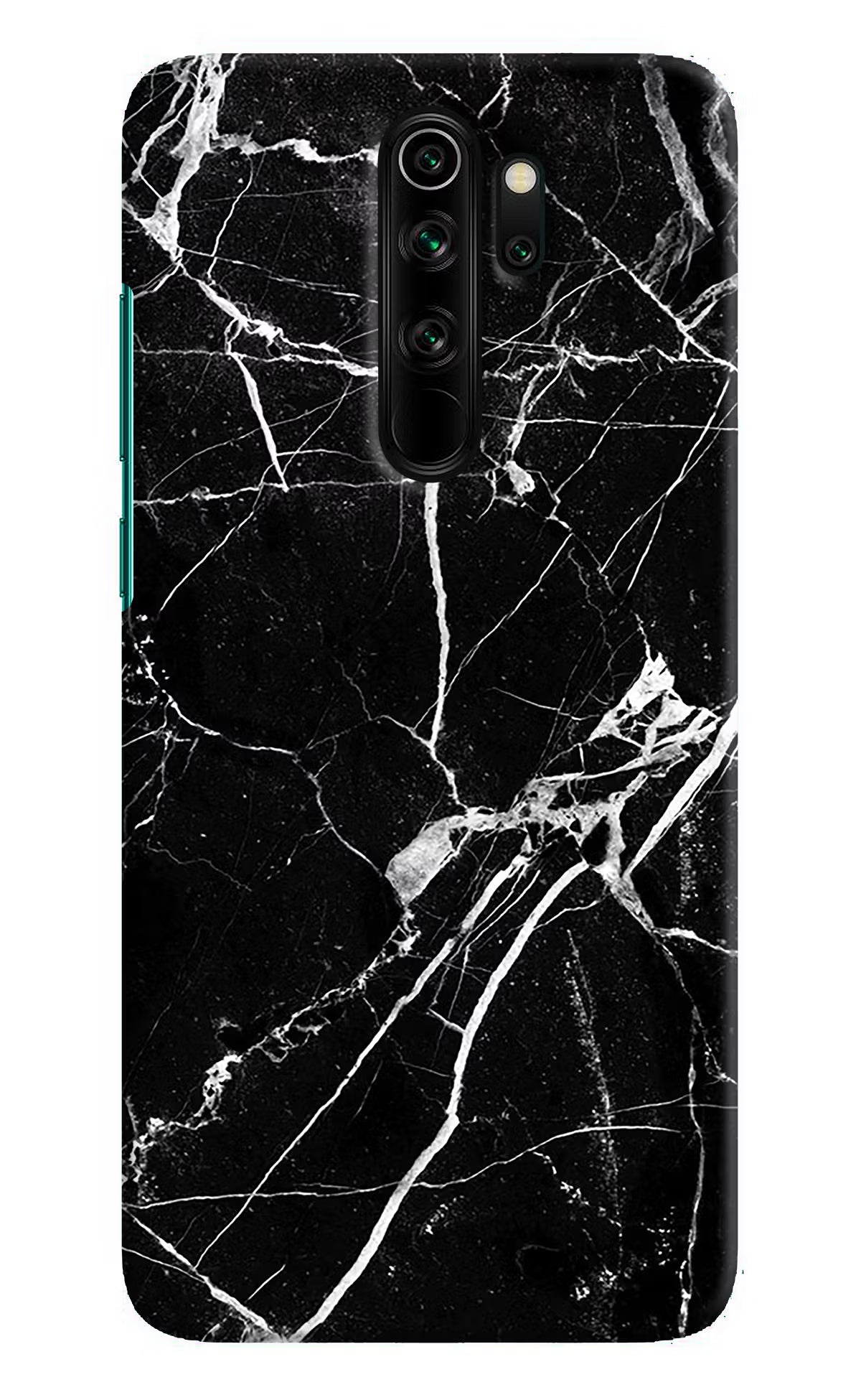 Black Marble Pattern Redmi Note 8 Pro Hard Case Back Cover by Casekaro
