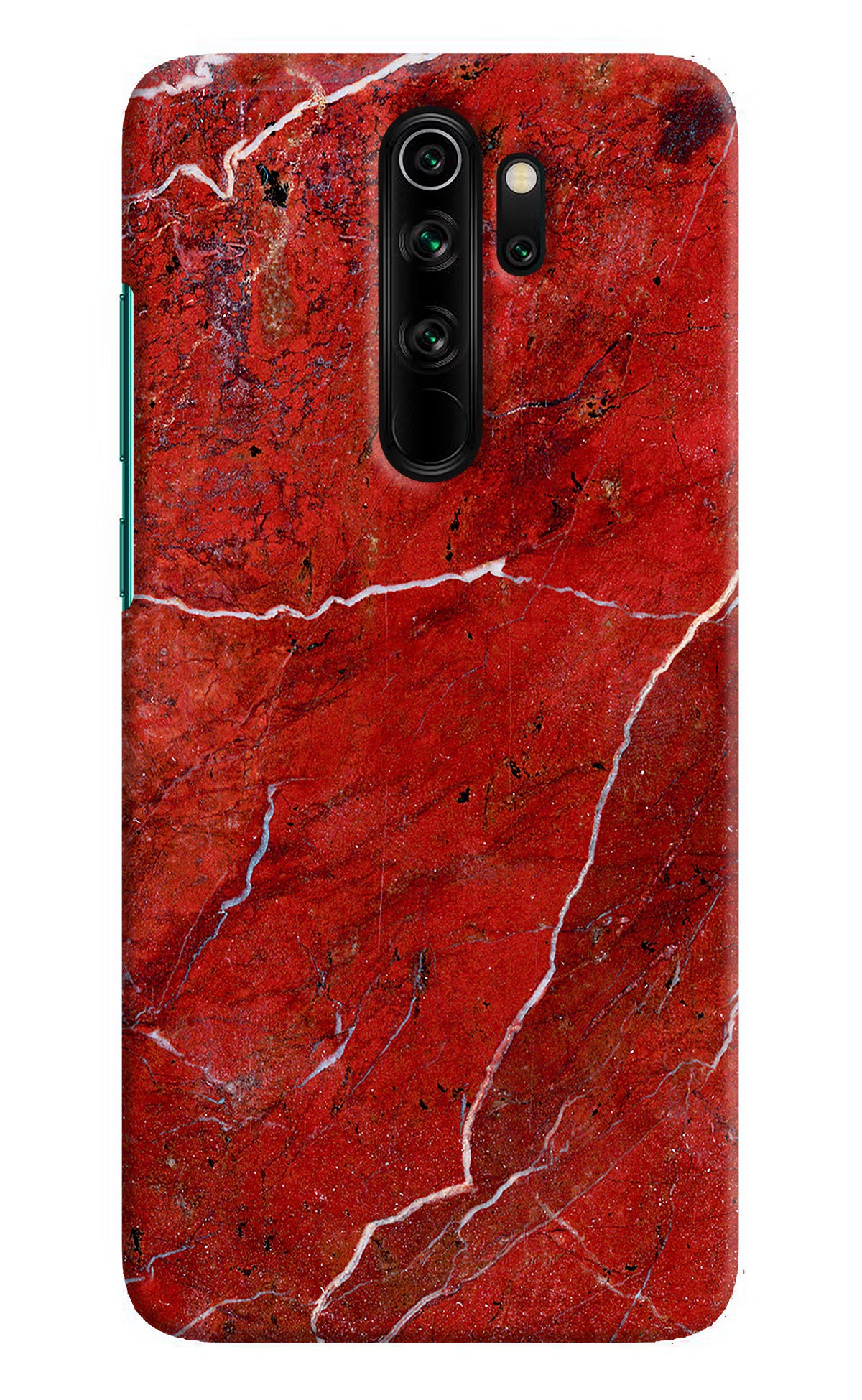 Red Marble Design Redmi Note 8 Pro Hard Case Back Cover by Casekaro