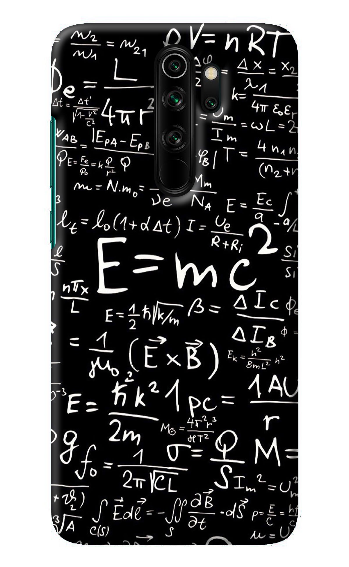 Physics Albert Einstein Formula Redmi Note 8 Pro Back Cover