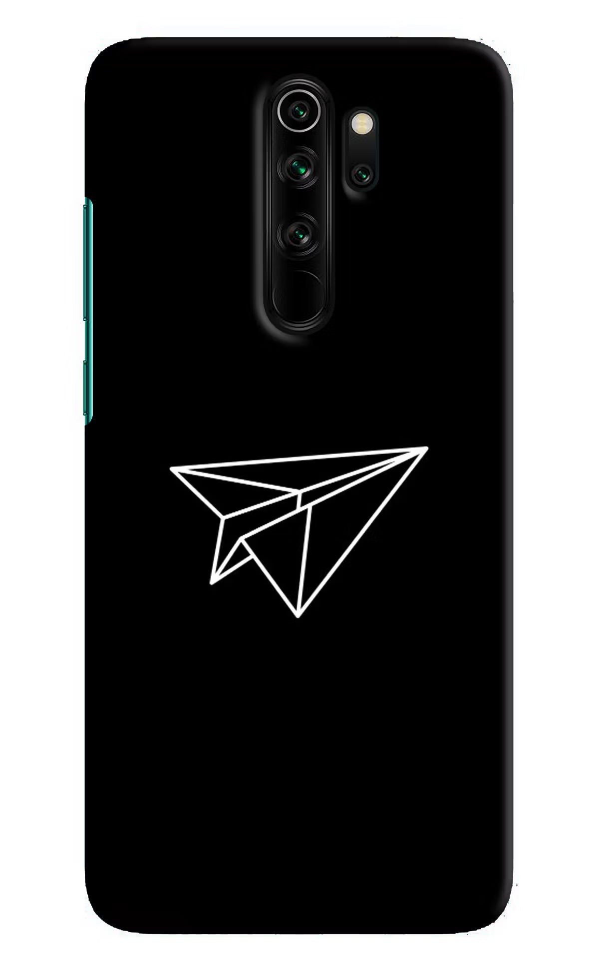 Paper Plane White Redmi Note 8 Pro Hard Case Back Cover by Casekaro