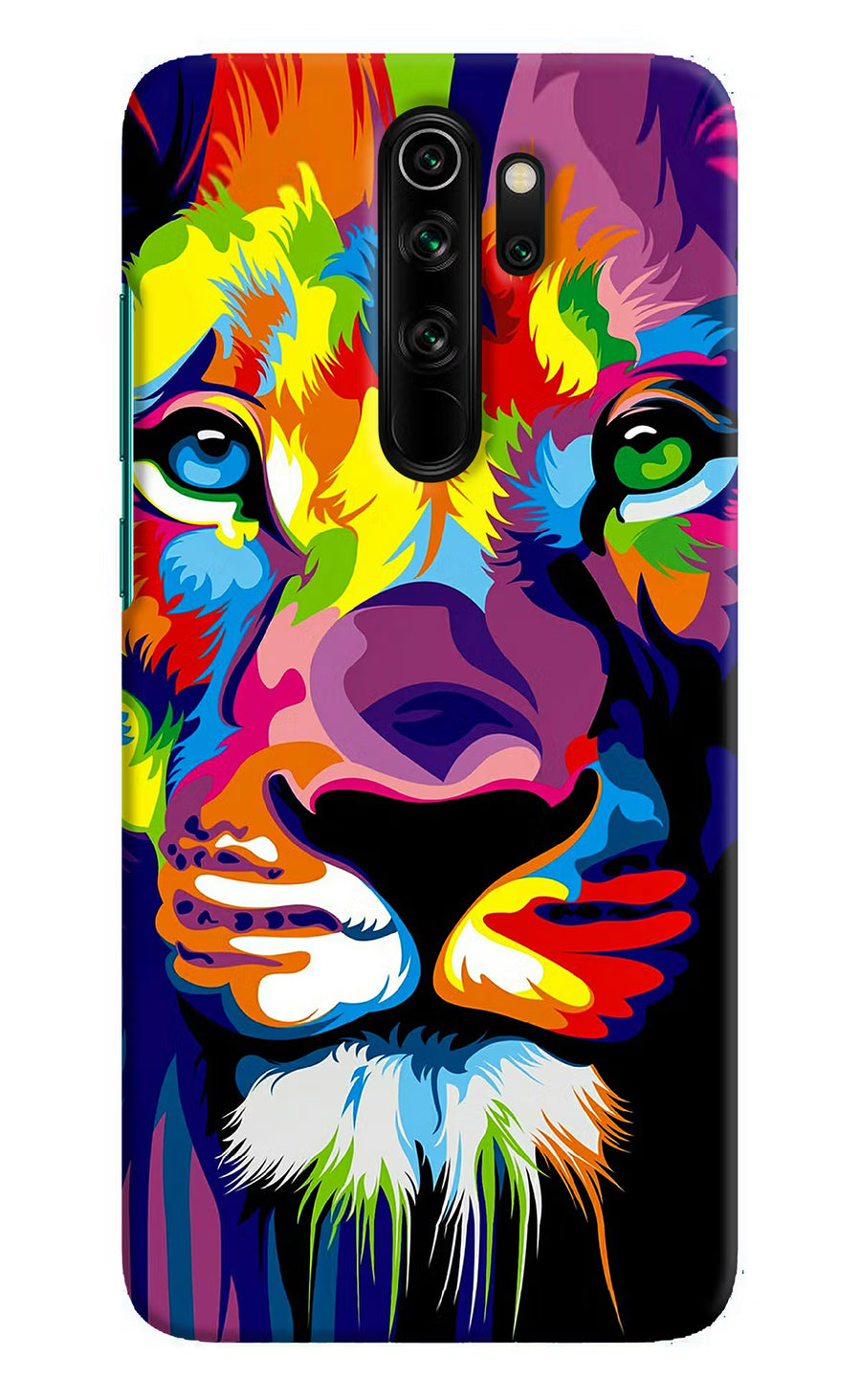 Lion Redmi Note 8 Pro Back Cover, Hard case