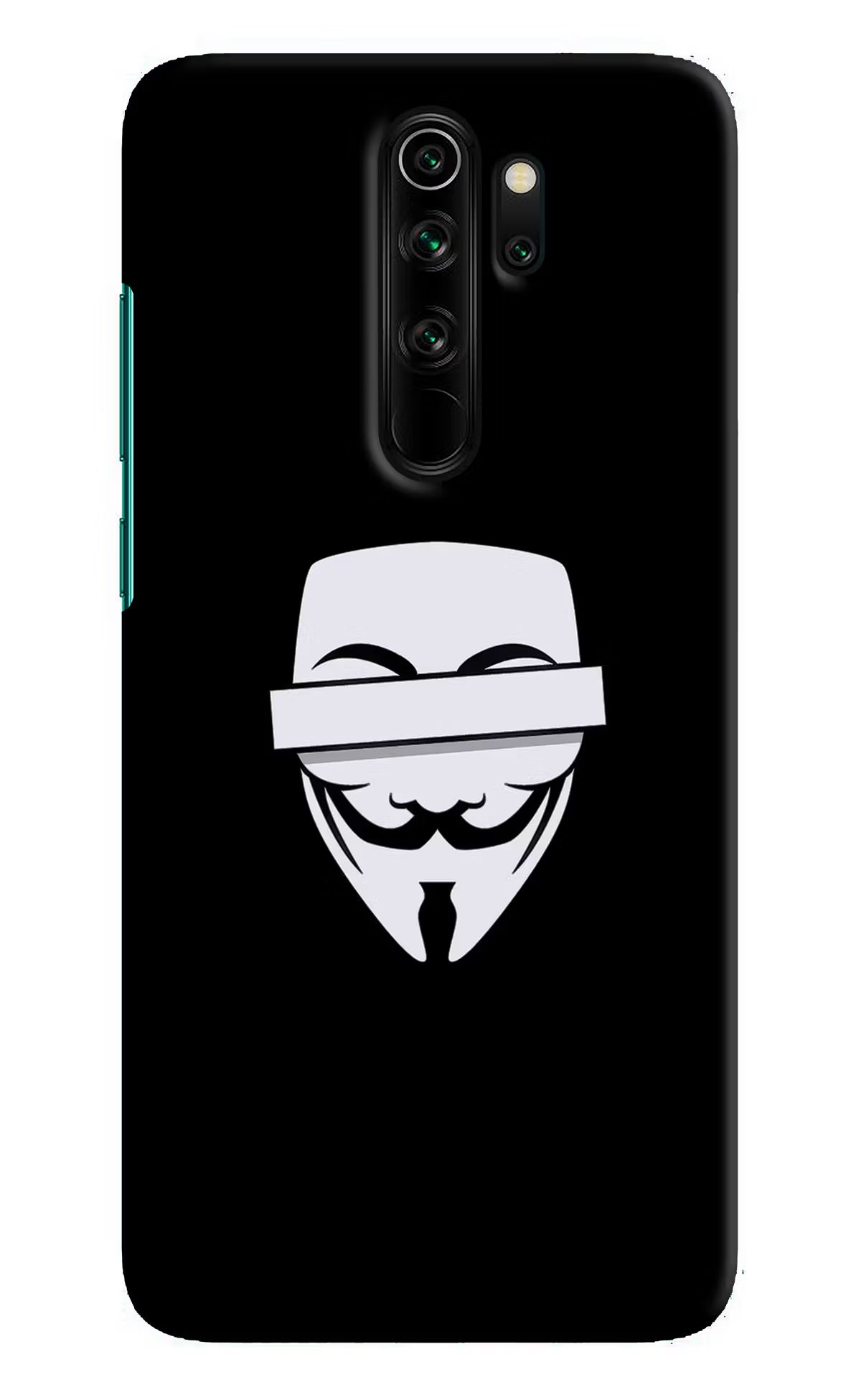 Anonymous Face Redmi Note 8 Pro Hard Case Back Cover by Casekaro