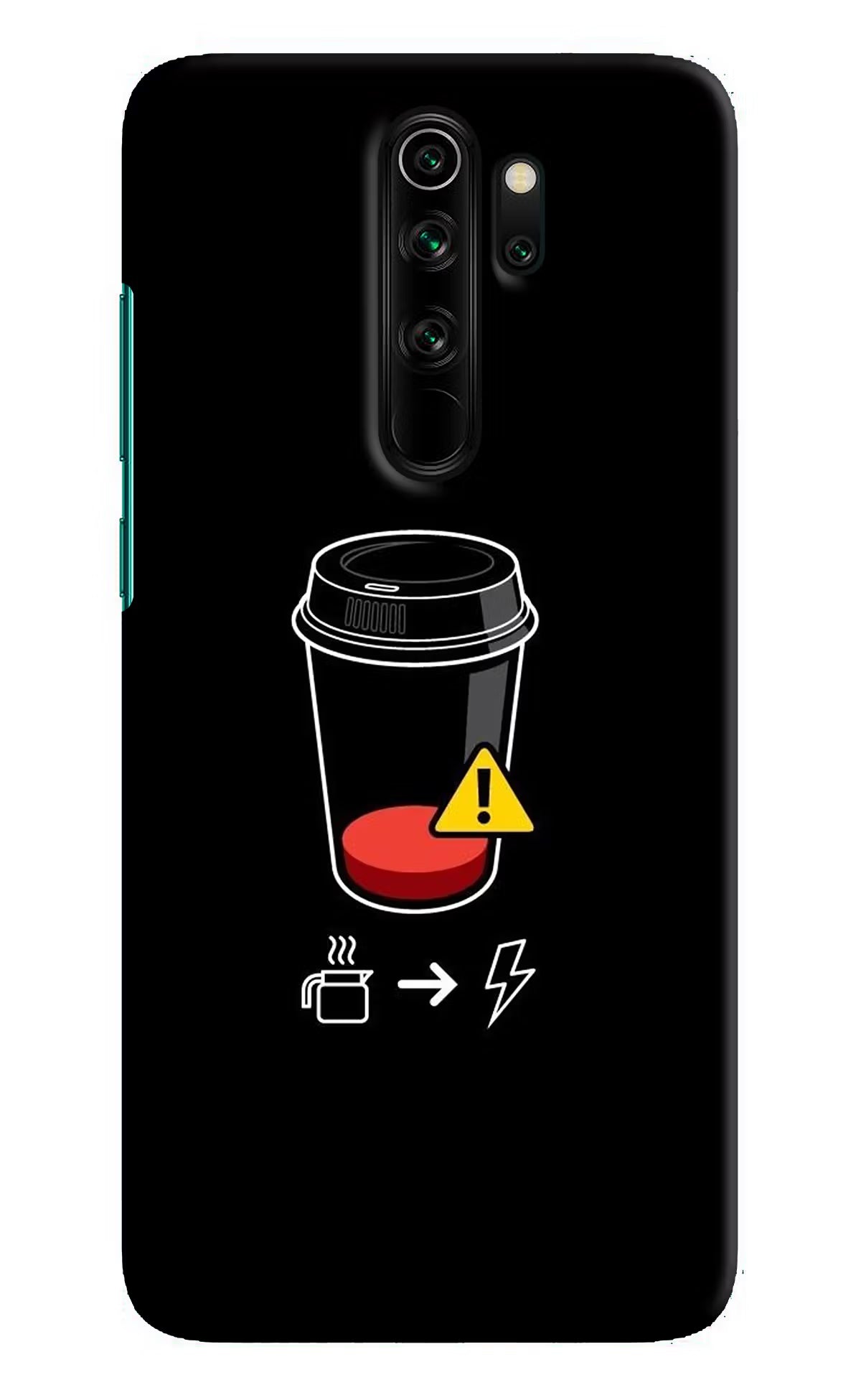 Coffee Redmi Note 8 Pro Hard Case Back Cover by Casekaro