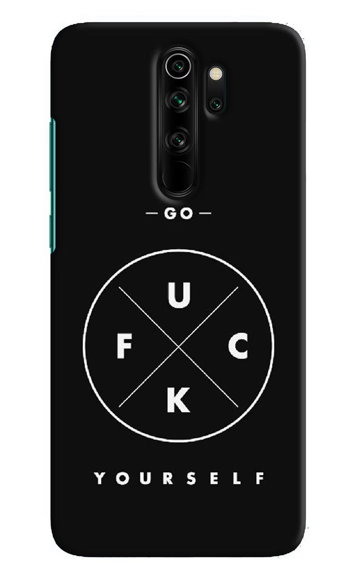 Go Fuck Yourself Redmi Note 8 Pro Hard Case Back Cover by Casekaro