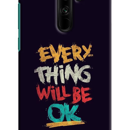 Everything Will Be Ok Redmi Note 8 Pro Hard Case Back Cover by Casekaro