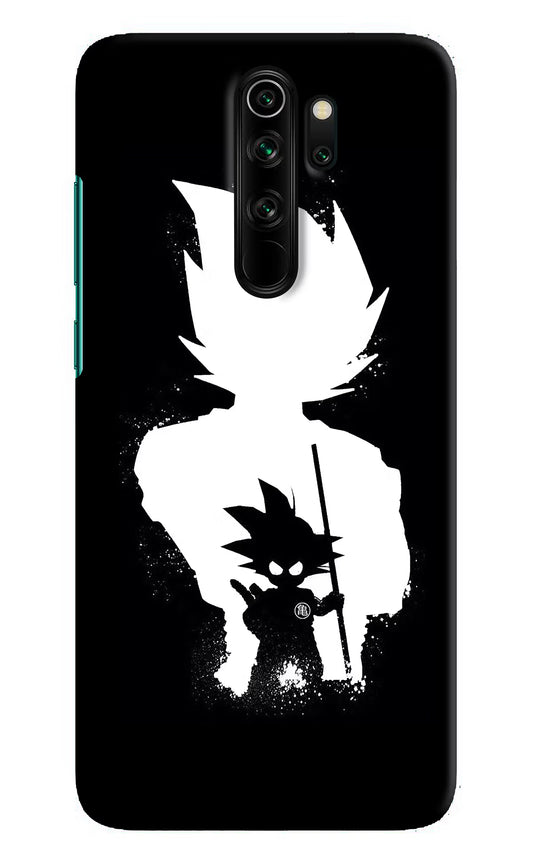 Goku Shadow Redmi Note 8 Pro Hard Case Back Cover by Casekaro