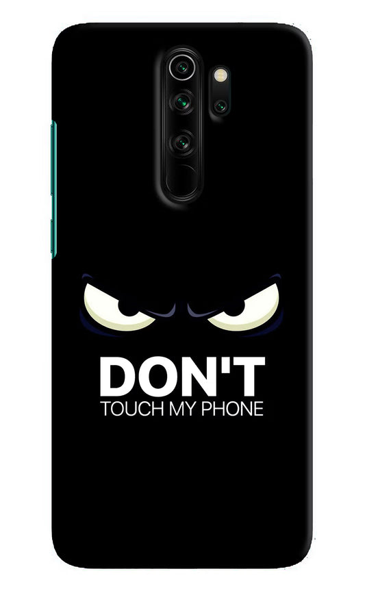 Don'T Touch My Phone Redmi Note 8 Pro Hard Case Back Cover by Casekaro