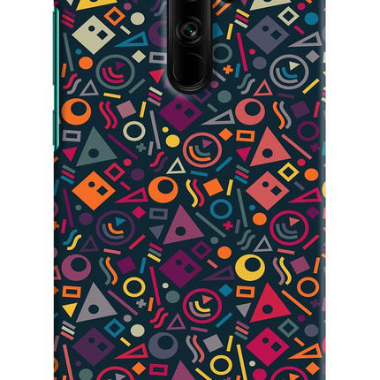 Geometric Abstract Redmi Note 8 Pro Hard Case Back Cover by Casekaro