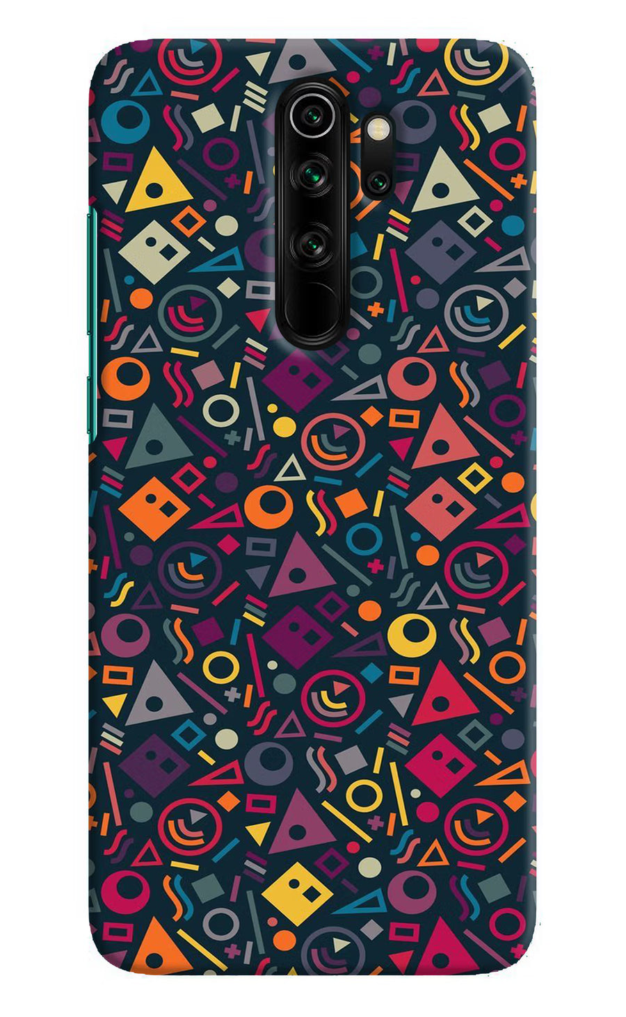 Geometric Abstract Redmi Note 8 Pro Back Cover, Hard case