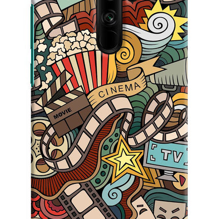 Cinema Abstract Redmi Note 8 Pro Hard Case Back Cover by Casekaro