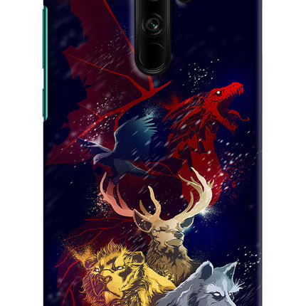 Game Of Thrones Redmi Note 8 Pro Hard Case Back Cover by Casekaro