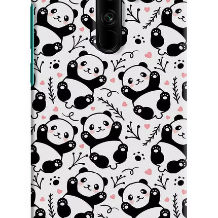 Cute Panda Redmi Note 8 Pro Hard Case Back Cover by Casekaro