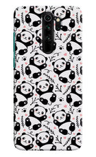 Cute Panda Redmi Note 8 Pro Hard Case Back Cover by Casekaro