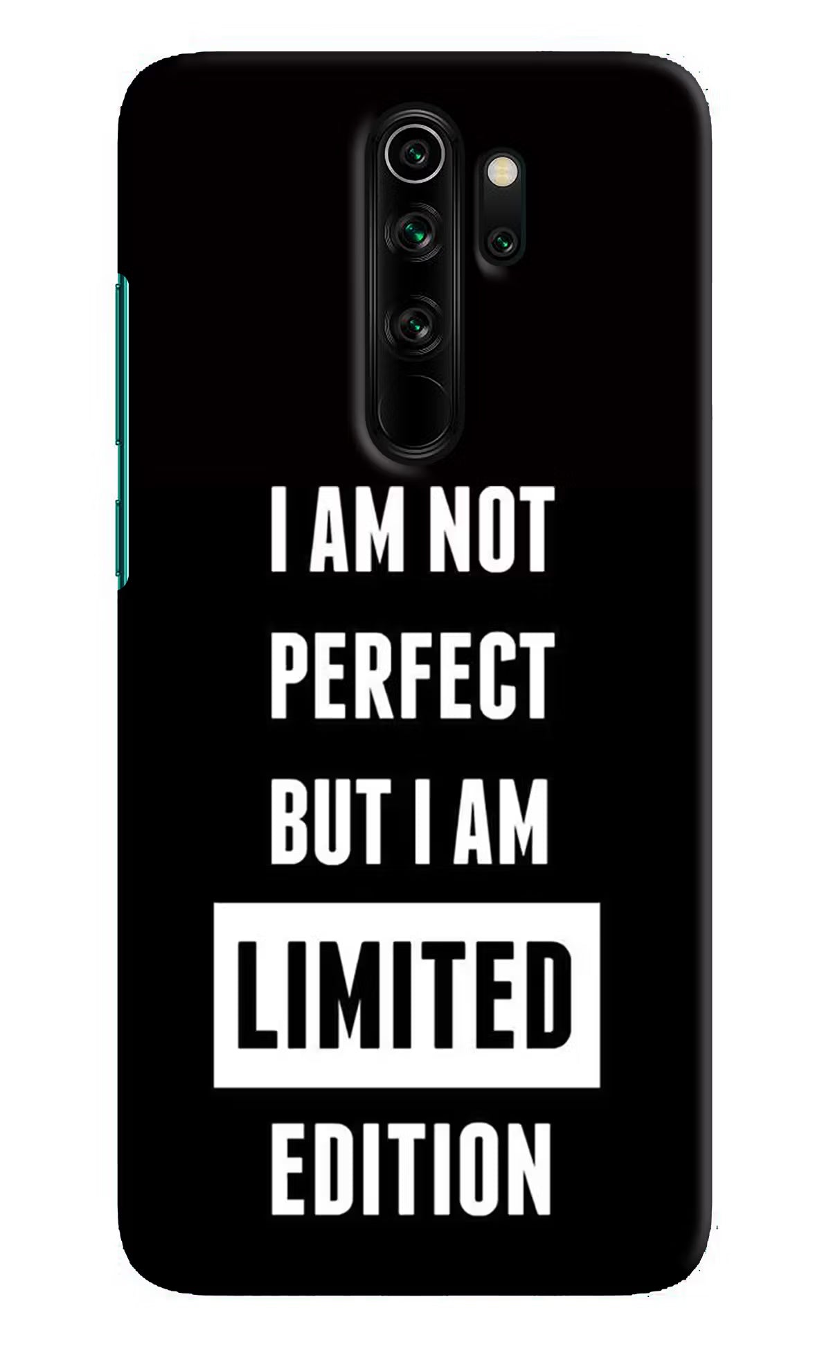 I Am Not Perfect But I Am Limited Edition Redmi Note 8 Pro Hard Case Back Cover by Casekaro