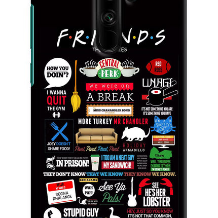 FRIENDS Redmi Note 8 Pro Hard Case Back Cover by Casekaro