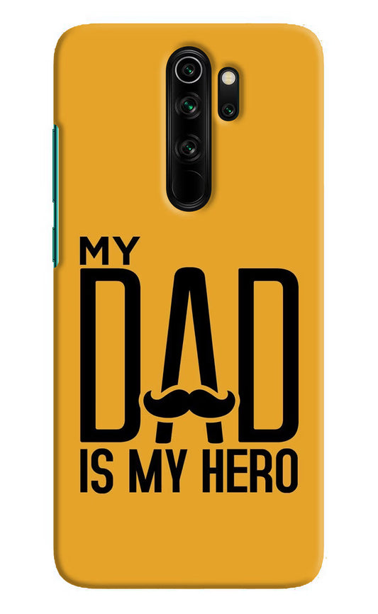 My Dad Is My Hero Redmi Note 8 Pro Hard Case Back Cover by Casekaro