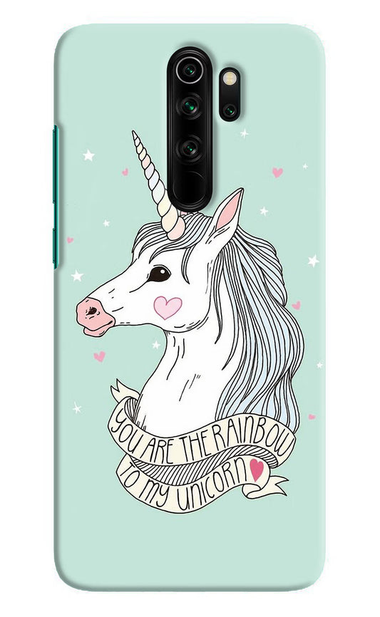 Unicorn Wallpaper Redmi Note 8 Pro Hard Case Back Cover by Casekaro