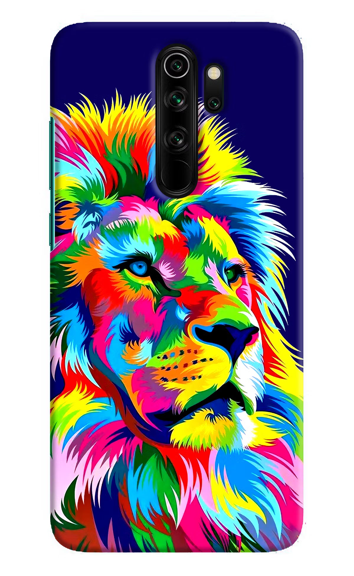 Vector Art Lion Redmi Note 8 Pro Hard Case Back Cover by Casekaro