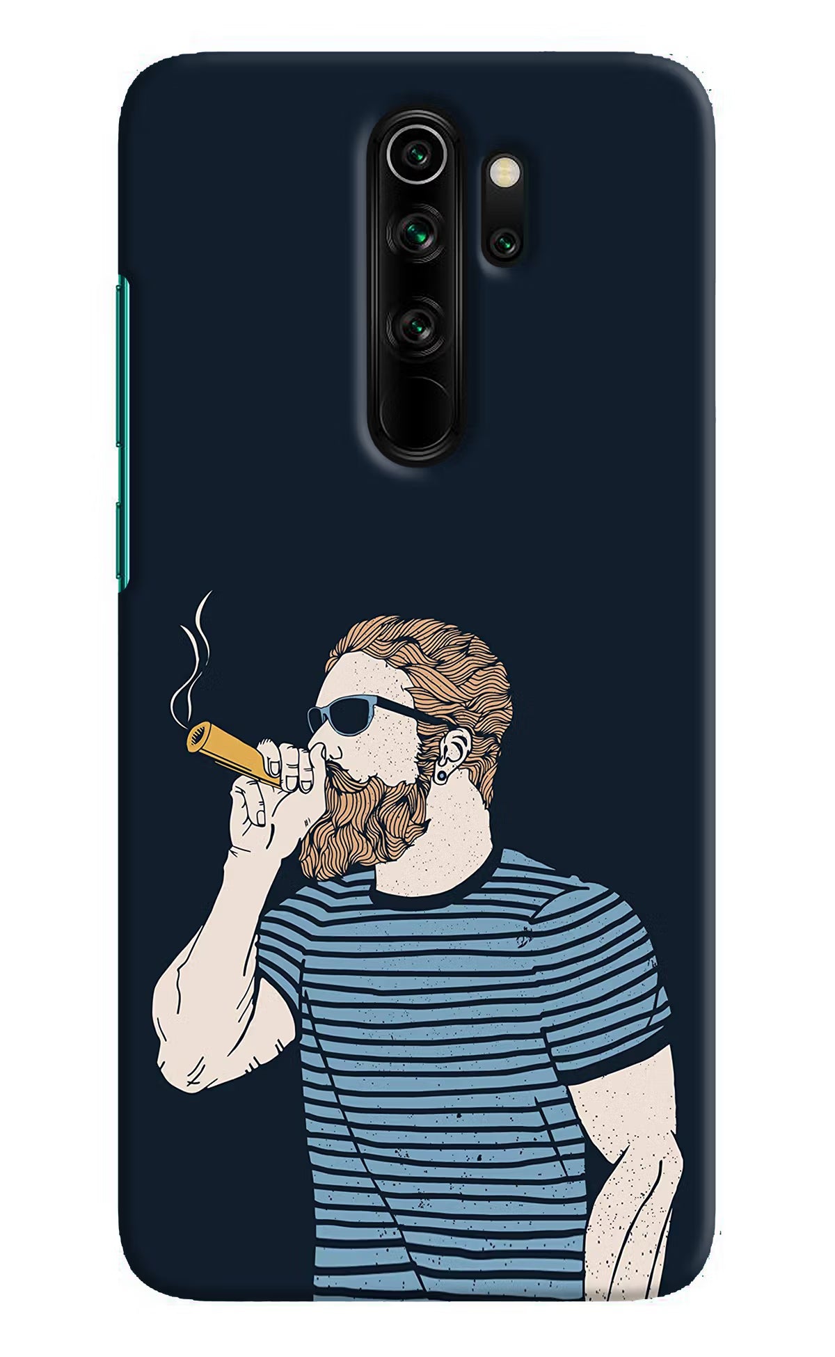 Smoking Redmi Note 8 Pro Hard Case Back Cover by Casekaro