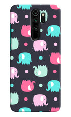 Elephants Redmi Note 8 Pro Hard Case Back Cover by Casekaro