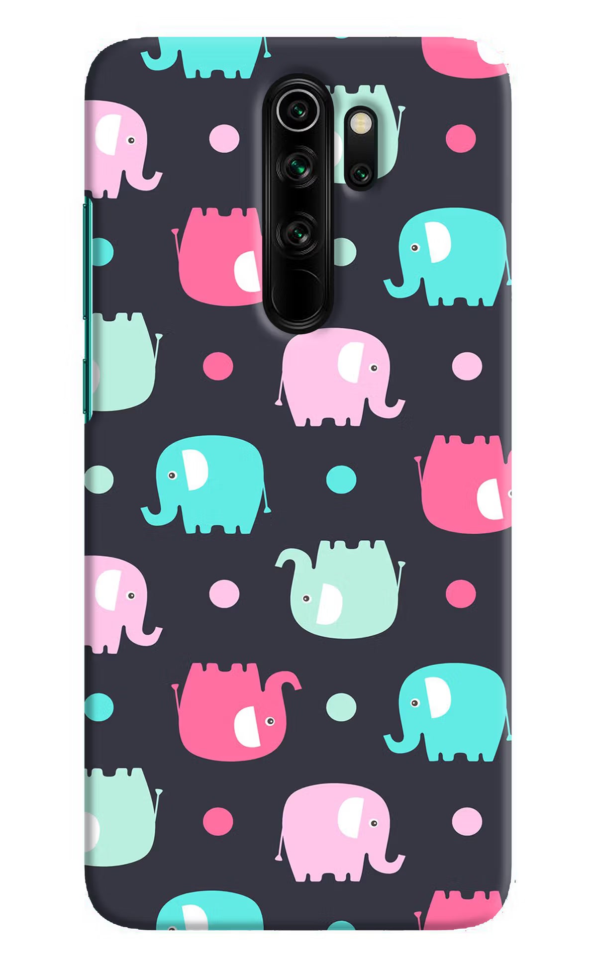 Elephants Redmi Note 8 Pro Hard Case Back Cover by Casekaro