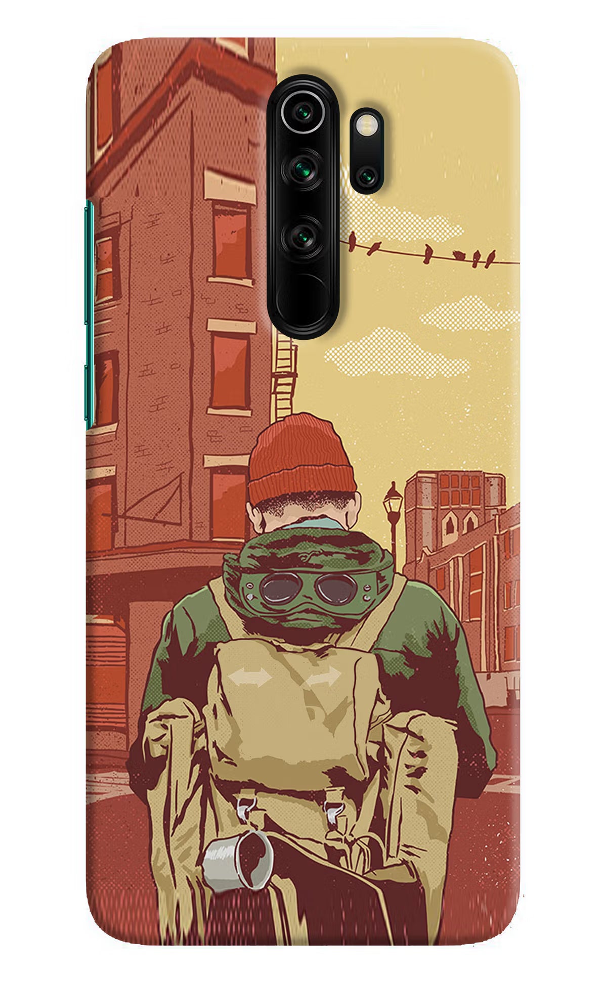Adventurous Redmi Note 8 Pro Hard Case Back Cover by Casekaro