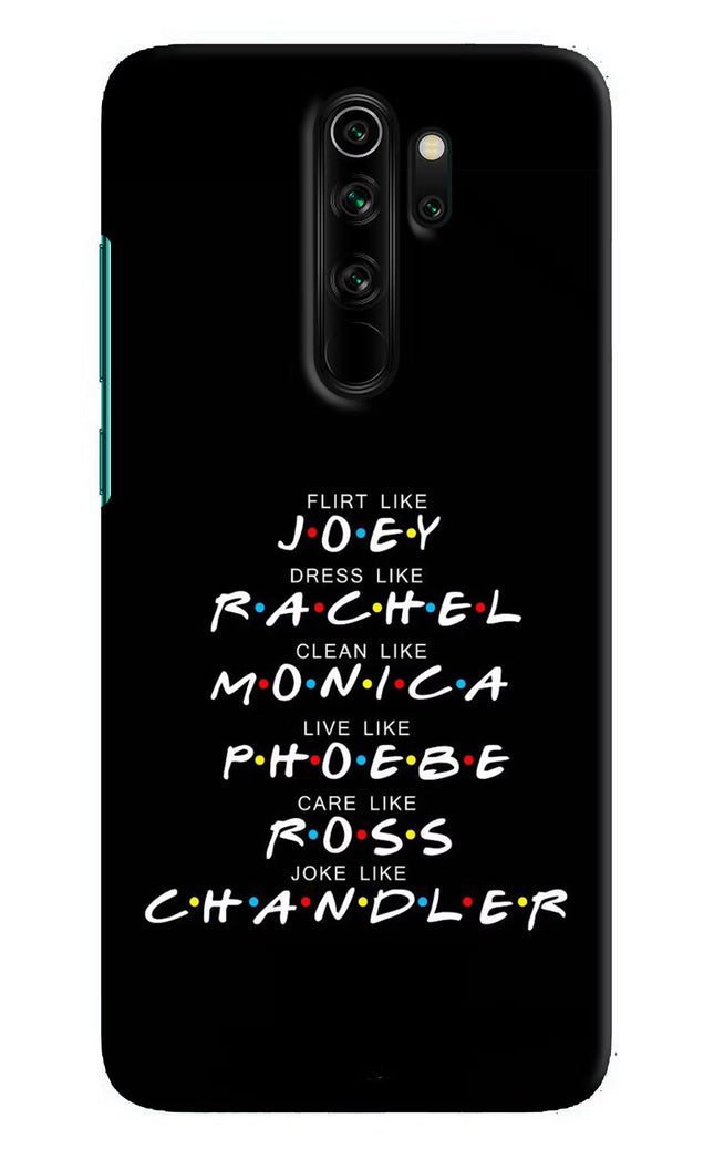 FRIENDS Character Redmi Note 8 Pro Hard Case Back Cover by Casekaro