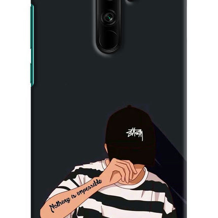 Aesthetic Boy Redmi Note 8 Pro Hard Case Back Cover by Casekaro